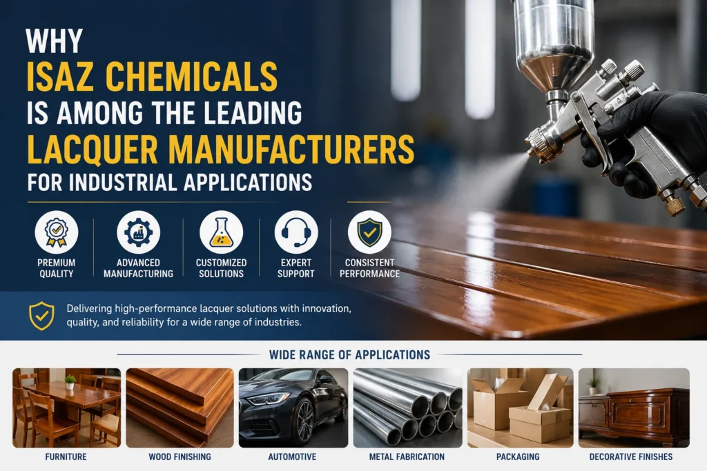 Why ISAZ Chemicals Is Among the Leading Lacquer Toll Manufacturers for Industrial Applications