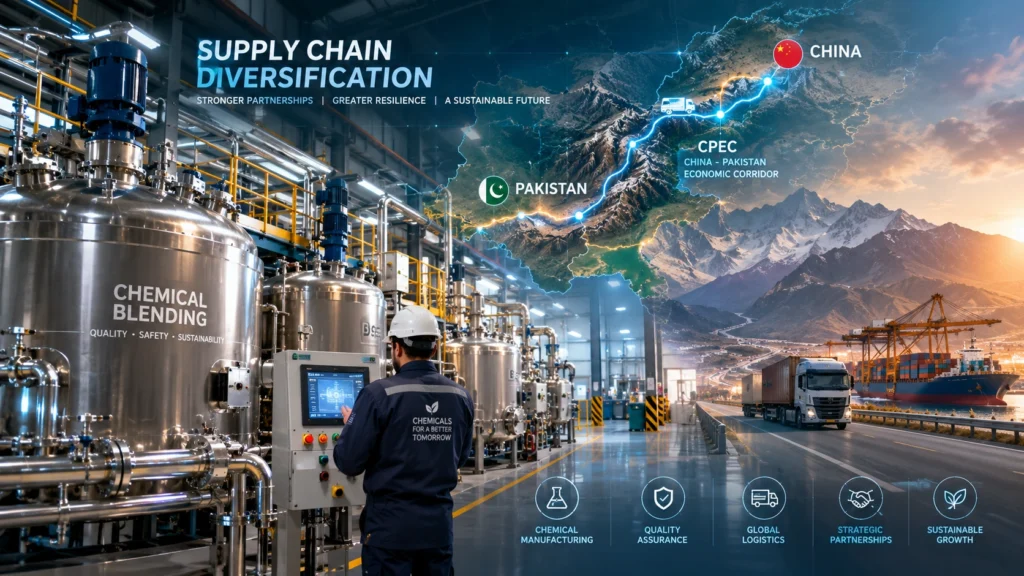 China Plus One: Why Global Chemical Buyers Are Diversifying Manufacturing to Pakistan